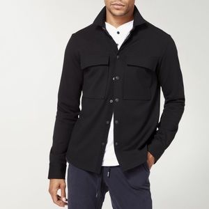 TECH JERSEY KNIT STADIUM SHIRT JACKET